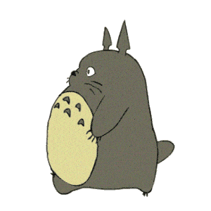 Totoro walking